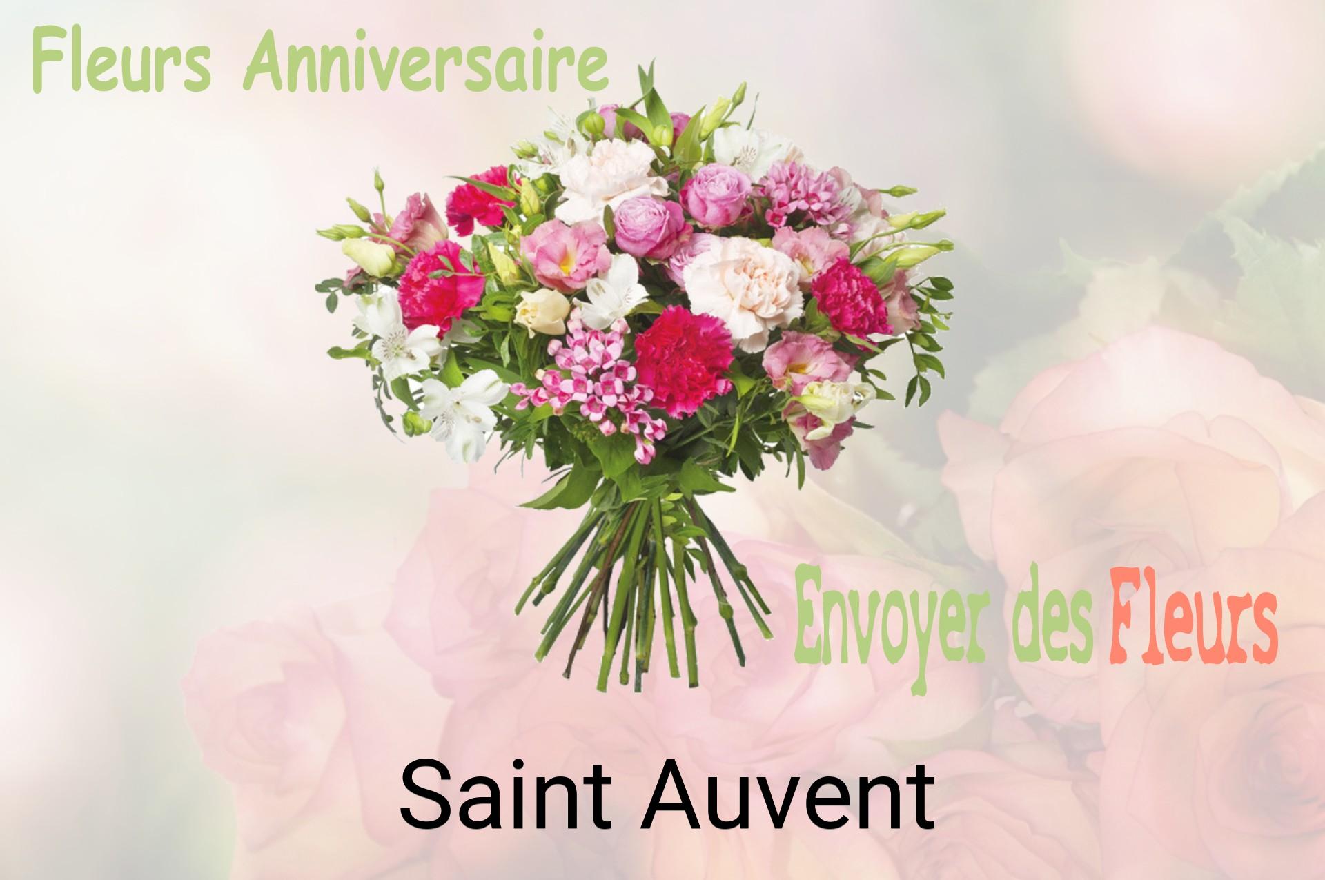 Bouquet de fleurs d’anniversaire livré à Saint-Auvent
